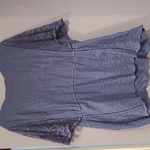 Lane Bryant Sheer Sleeve Top